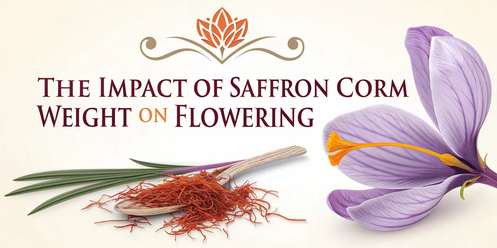 The Impact of Saffron Corm Weight on Flowering