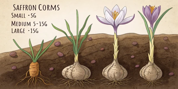 a-labeled-diagram-showing-three-saffron-corms