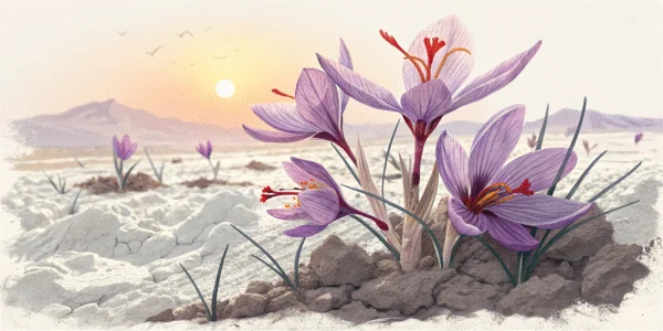 minimalist-clean-saffron-field-at-sunrise--bloomin