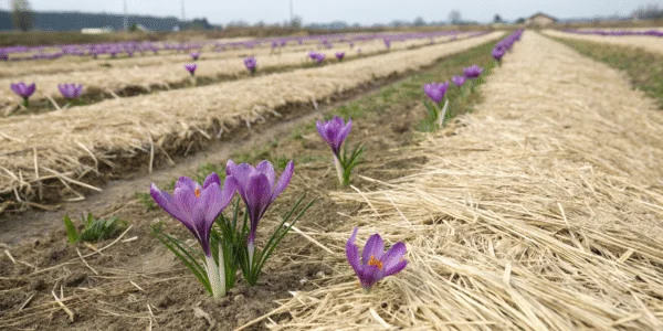 neat-saffron-field-rows-with-soft-straw-mulch